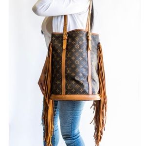 Vintage Boho Louis Vuitton Bucket Bag